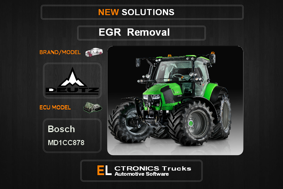 EGR Off Deutz  Bosch MD1CC878 Electronics Trucks Automotive Software