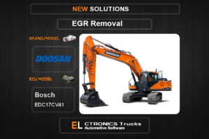 EGR Off Doosan Bosch EDC17CV41 Electronics Trucks Automotive Software