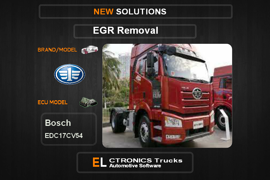 EGR Off Faw-Trucks Bosch EDC17CV54 Electronics Trucks Automotive Software