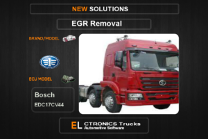 EGR Off Faw-Trucks Bosch EDC17CV44 Electronics Trucks Automotive Software