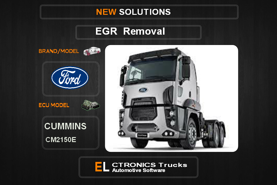 EGR Off Ford-Truck Cummins CM2150E Electronics Trucks Automotive Software