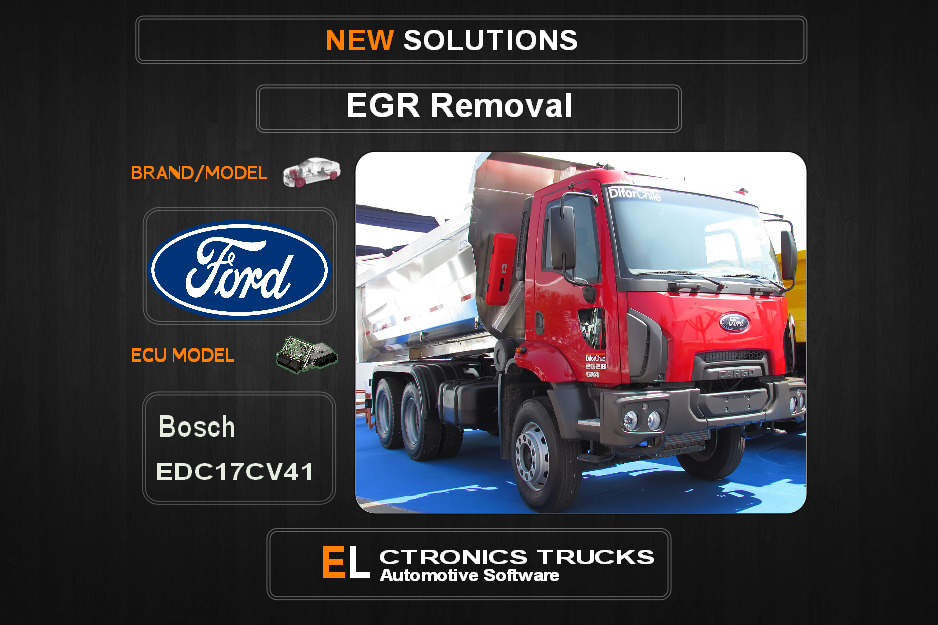 EGR Off Ford-Truck Bosch EDC17CV41 Electronics Trucks Automotive Software
