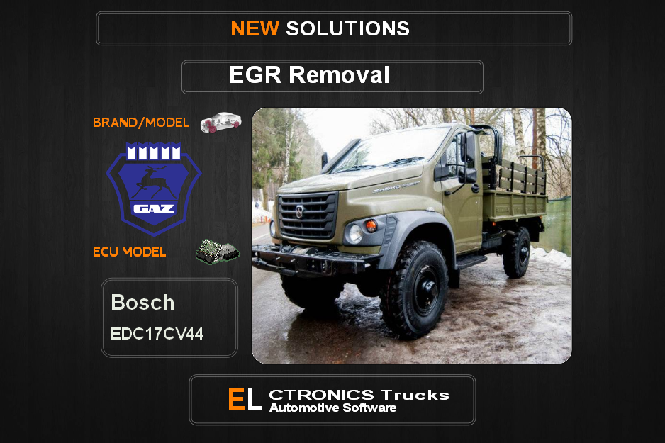 EGR Off Gaz-Trucks Bosch EDC17CV44 Electronics Trucks Automotive Software