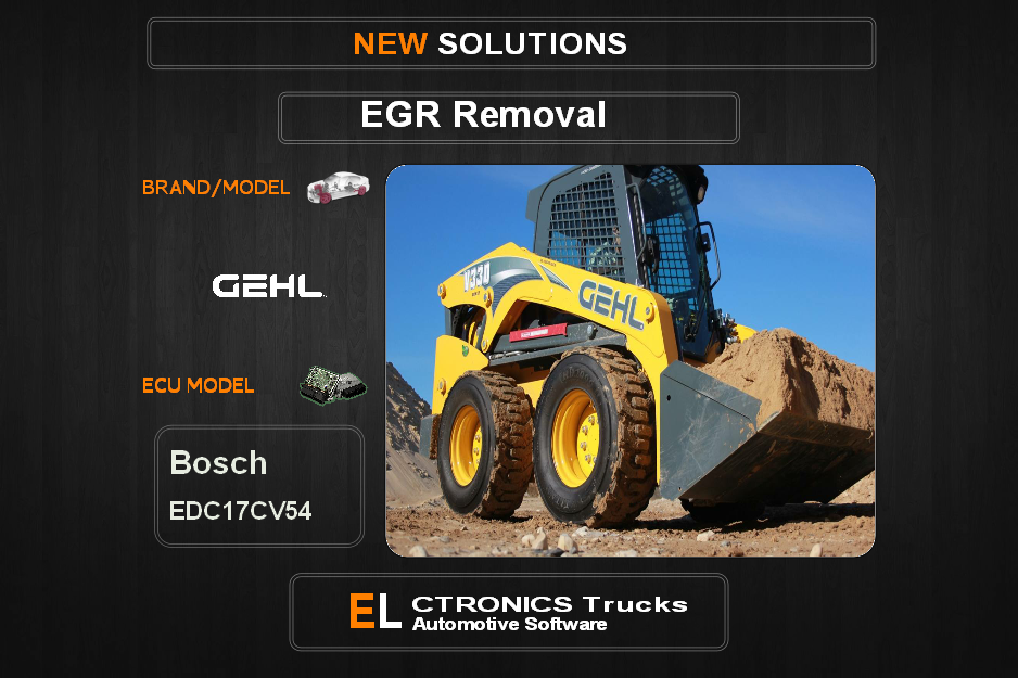 EGR Off Gehl Bosch EDC17CV54 Electronics Trucks Automotive Software