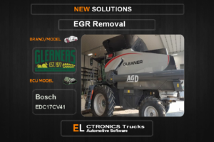 EGR Off Gleaner-Agriline Bosch EDC17CV41 Electronics Trucks Automotive Software