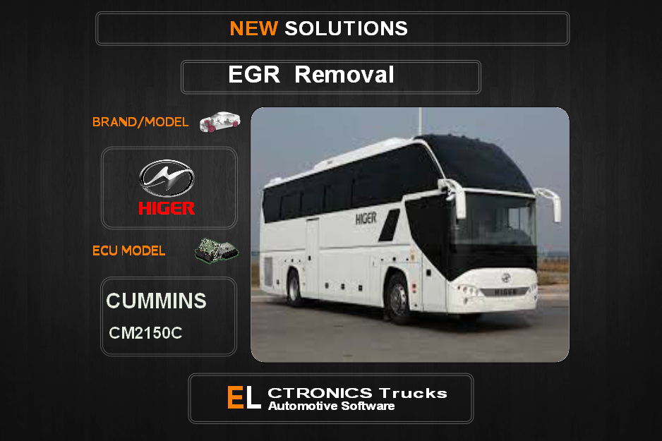 EGR Off Higer-Bus Cummins CM2150C Electronics Trucks Automotive Software