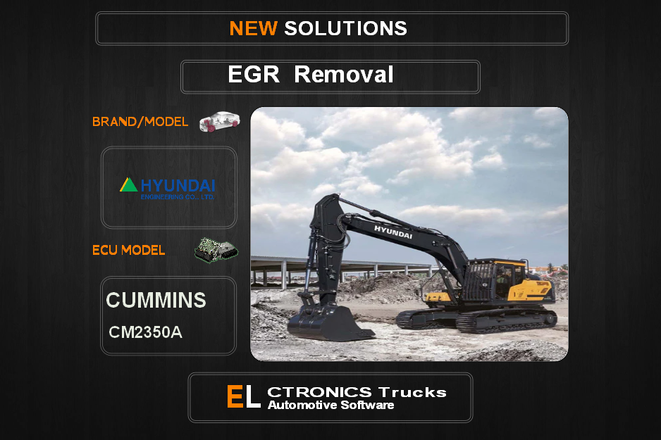 EGR Off Hyundai Cummins CM2350A Electronics Trucks Automotive Software