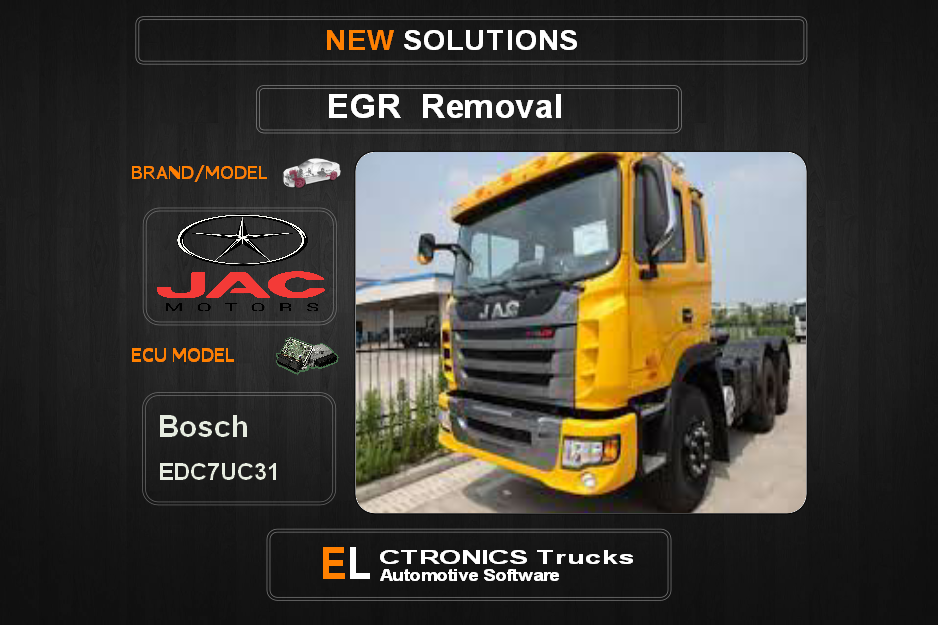 EGR Off Jac-Trucks Bosch EDC17CV44 Electronics Trucks Automotive Software