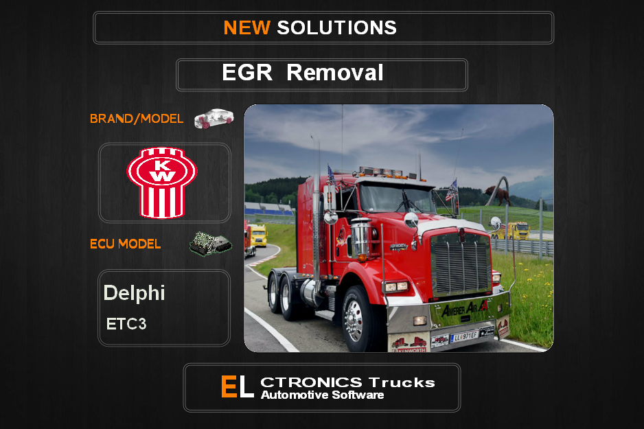 EGR Off Kenworth Delphi ETC3 Electronics Trucks Automotive Software