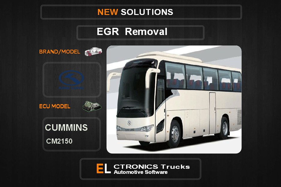 EGR Off King Long-Bus Cummins CM2150 Electronics Trucks Automotive Software