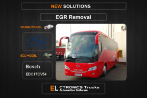 EGR Off KingLong-Bus Bosch EDC17CV54 Electronics Trucks Automotive Software