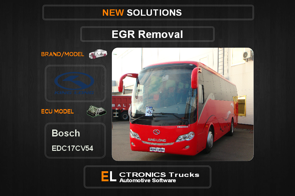 EGR Off KingLong-Bus Bosch EDC17CV54 Electronics Trucks Automotive Software