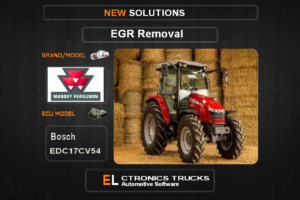 EGR Off Massey-Agriline Bosch EDC17CV54 Electronics Trucks Automotive Software