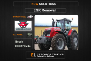 EGR Off Massey-Agriline Bosch EDC17CV44 Electronics Trucks Automotive Software