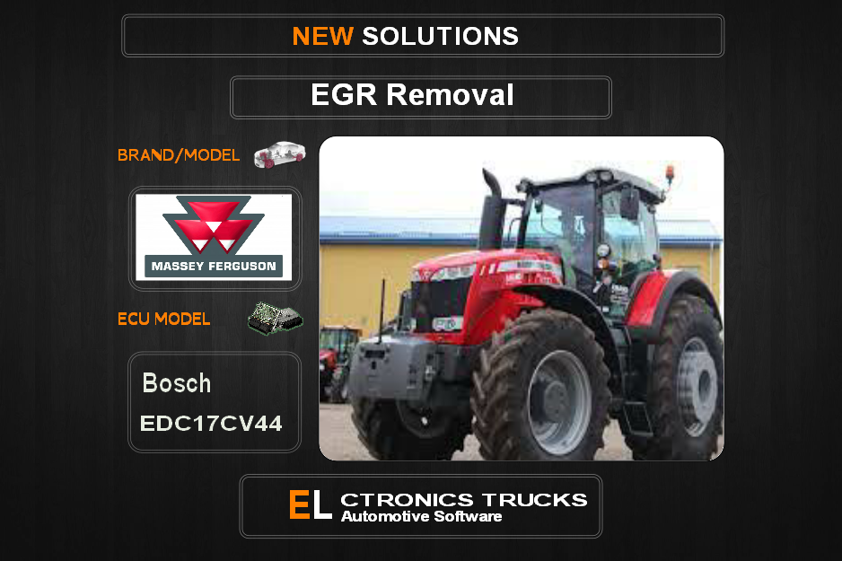 EGR Off Massey-Agriline Bosch EDC17CV44 Electronics Trucks Automotive Software