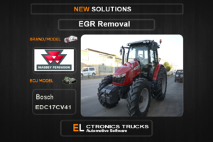 EGR Off Massey-Agriline Bosch EDC17CV41 Electronics Trucks Automotive Software