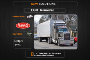 EGR Off Peterbilt Delphi ETC3 Electronics Trucks Automotive Software