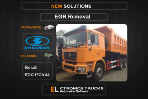 EGR Off Shacman-Trucks Bosch EDC17CV44 Electronics Trucks Automotive Software