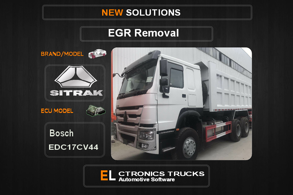 EGR Off Sinotruk-Trucks Bosch EDC17CV44 Electronics Trucks Automotive Software