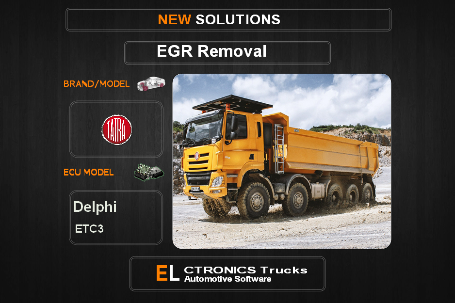 EGR Off Tatra Delphi ETC3 Electronics Trucks Automotive Software