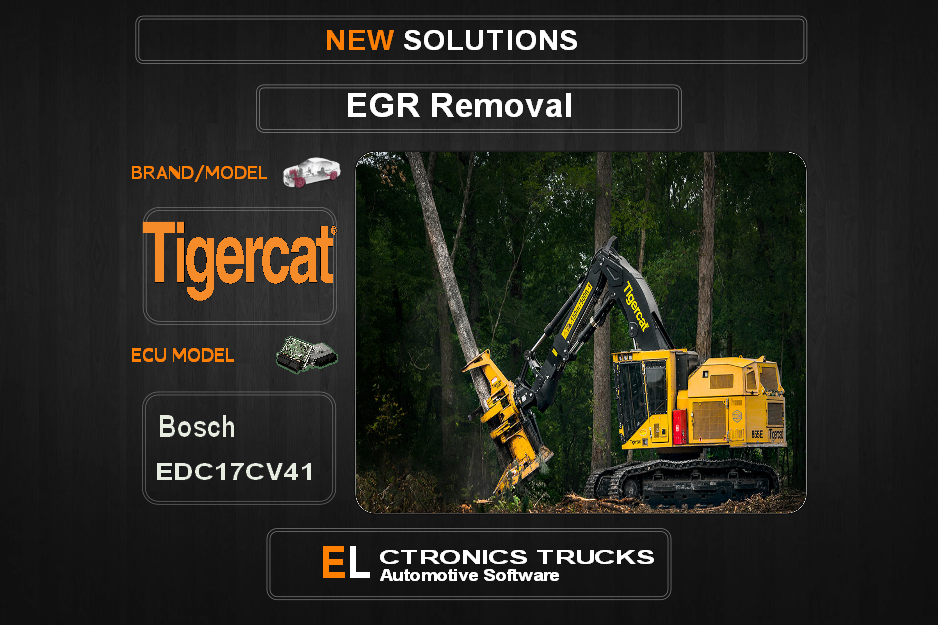 EGR Off Tigercat-Foresters Bosch EDC17CV41 Electronics Trucks Automotive Software