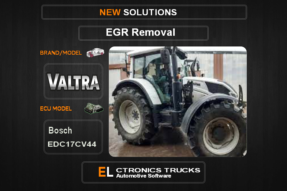 EGR Off Valtra-Agriline Bosch EDC17CV44 Electronics Trucks Automotive Software