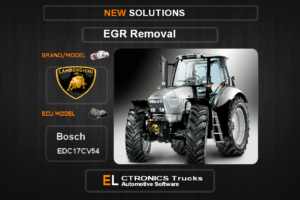 EGR Off Lamborghini-Agriline Bosch EDC17CV54 Electronics Trucks Automotive Software