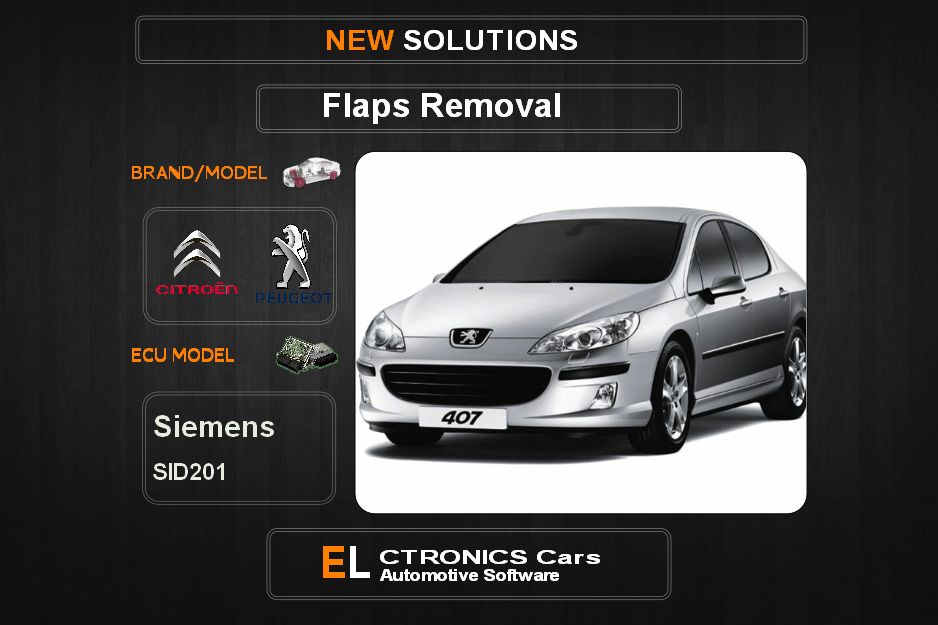 Swirl flaps Off Peugeot-Citroen Siemens SID201 Electronics Cars Automotive Software