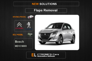 Swirl flaps Off Peugeot-Citroen Bosch MD1CS003 Electronics Cars Automotive Software