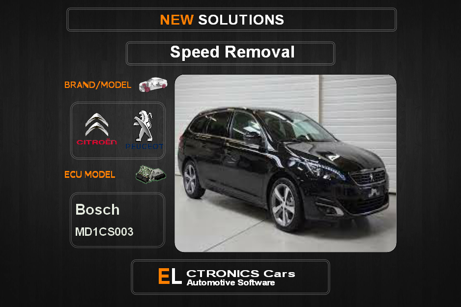 Speed Off Peugeot-Citroen Bosch MD1CS003 Electronics Cars Automotive Software