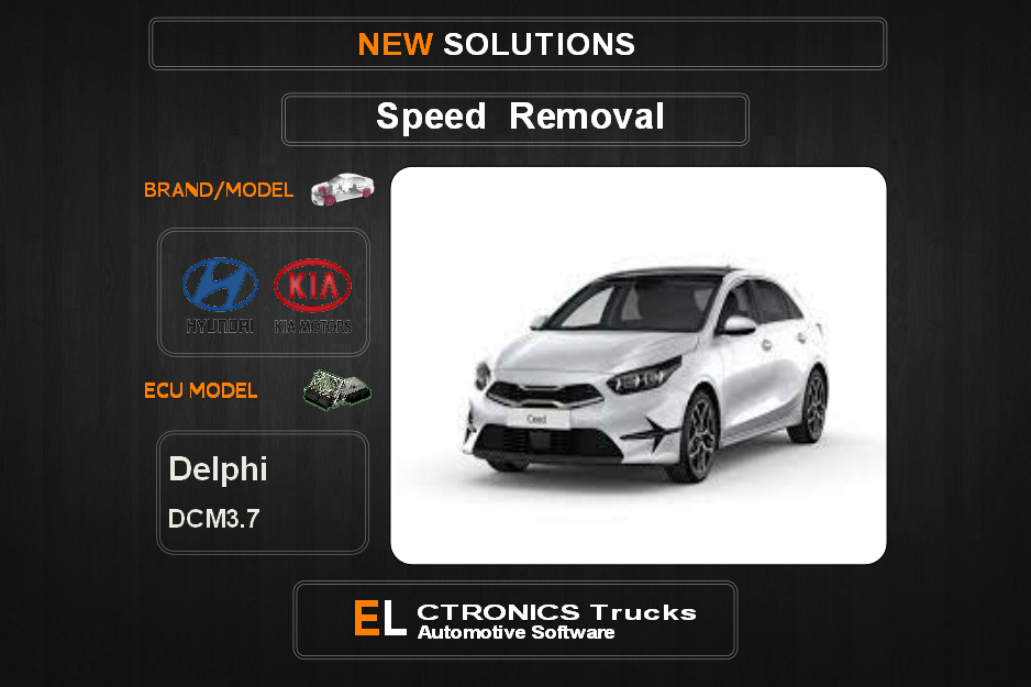 Speed Off Kia-Hyundai Delphi DCM3.7 Electronics Cars Automotive Software