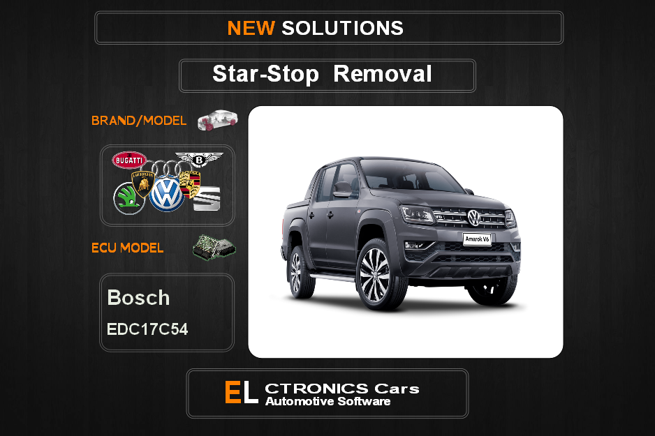 Star-Stop Off Volkswagen-Group Bosch EDC17C54 Electronics Cars Automotive Software
