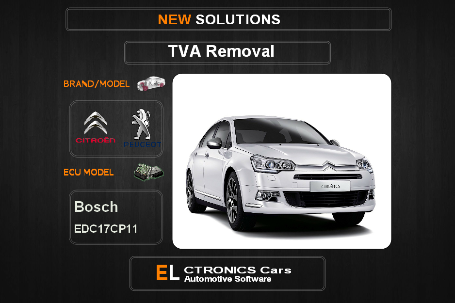 TVA Off Peugeot-Citroen Bosch EDC17CP11 Electronics Cars Automotive Software