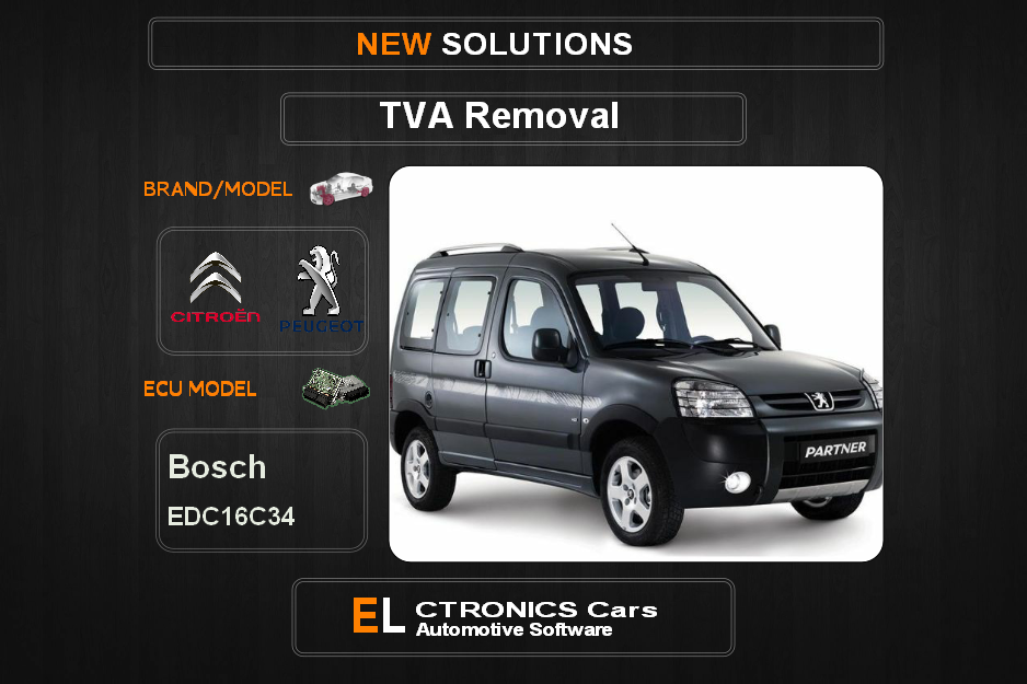 TVA Off Peugeot-Citroen Bosch EDC16C34 Electronics Cars Automotive Software