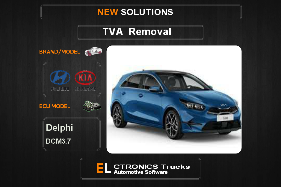 TVA Off Kia-Hyundai Delphi DCM3.7 Electronics Cars Automotive Software
