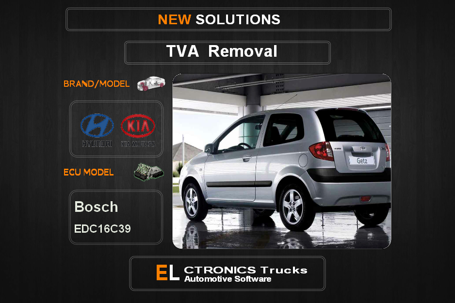 TVA Off Kia-Hyundai Bosch EDC16C39 Electronics Cars Automotive Software