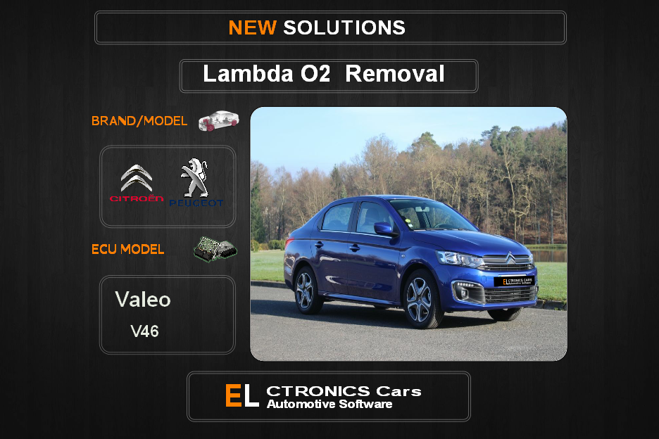 Lambda O2 removal Peugeot-Citroen Valeo VD56 Electronics cars Automotive software