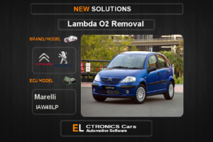 Lambda O2 removal Peugeot-Citroen Marelli IAW48LP Electronics cars Automotive software