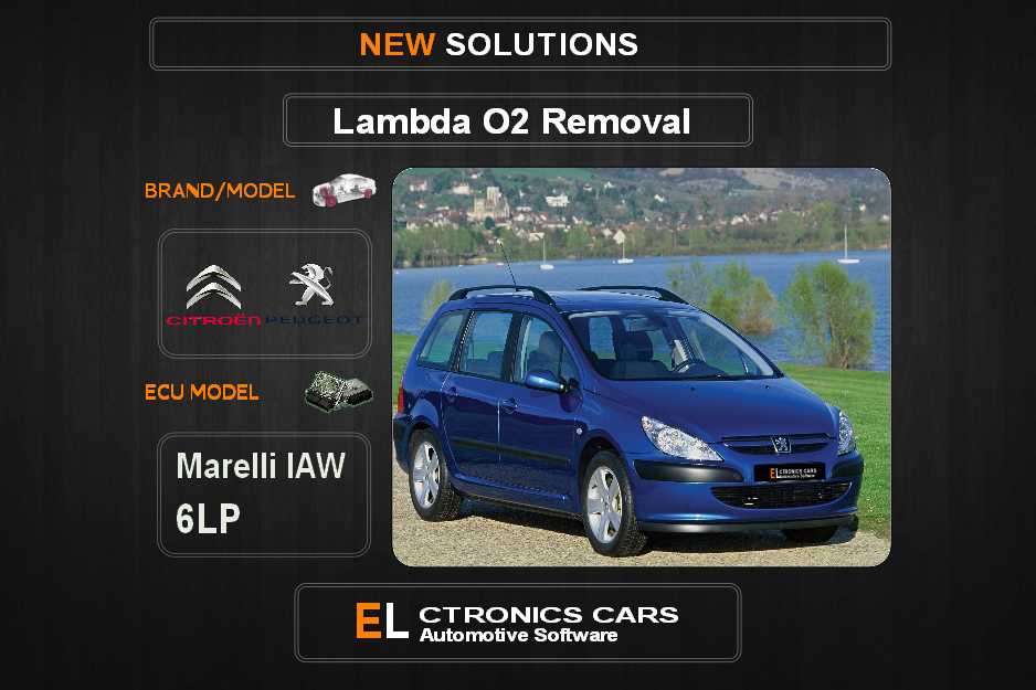 Lambda O2 removal Peugeot-Citroen Marelli IAW6LP Electronics cars Automotive software