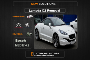 Lambda O2 removal Peugeot-Citroen Bosch MED17.4.2 Electronics cars Automotive software