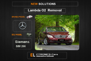 Lambda O2 removal Mercedes Siemens SIM266 Electronics cars Automotive software