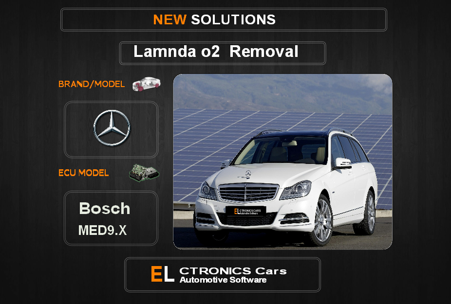 Lambda O2 removal Mercedes Bosch MED9.X Electronics cars Automotive software