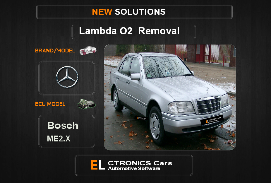 Lambda O2 removal Mercedes Bosch ME2.x Electronics cars Automotive software