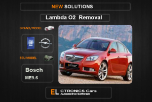 Lambda O2 off GM-Opel ME9.6 Electronics cars Automotive software