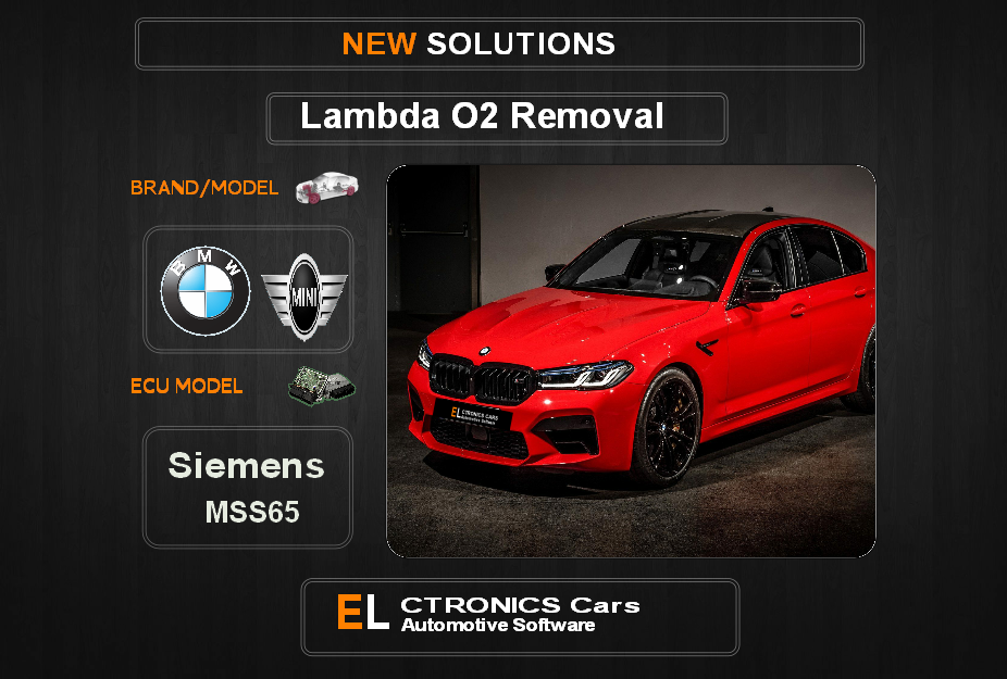 Lambda O2 removal Bmw-Mini Siemens MSS65 Electronics cars Automotive software