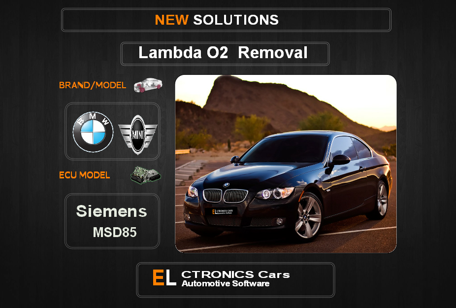 Lambda O2 removal Bmw-Mini Siemens MSD85 Electronics cars Automotive software