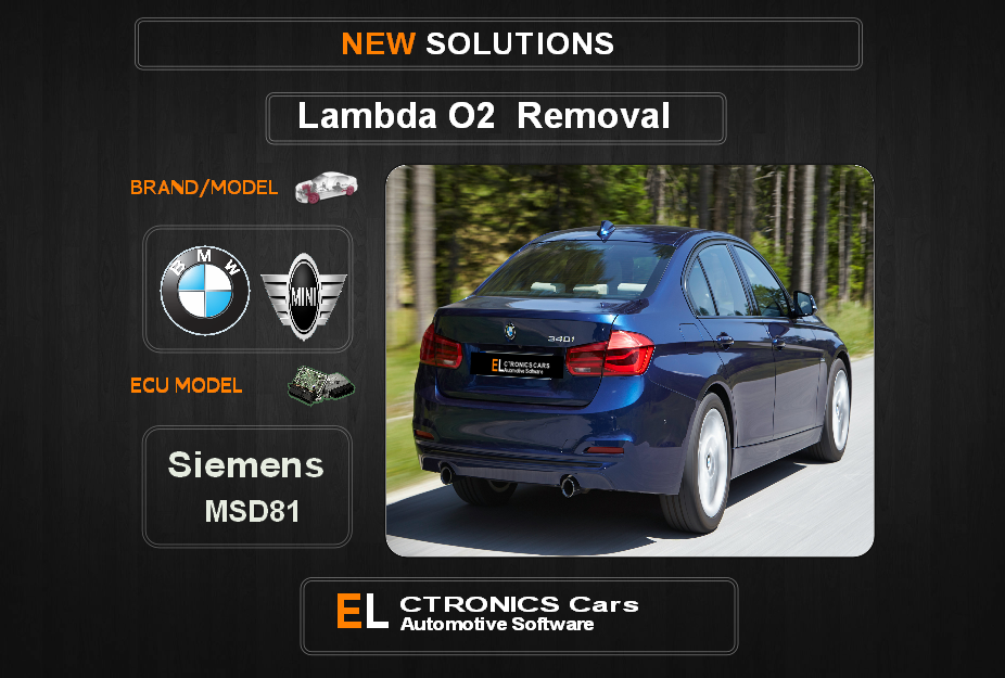 Lambda O2 removal Bmw-Mini Siemens MSD81 Electronics cars Automotive software