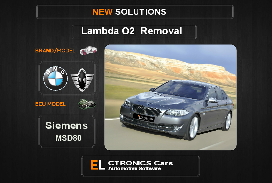 Lambda O2 removal Bmw-Mini Siemens MSD80 Electronics cars Automotive software