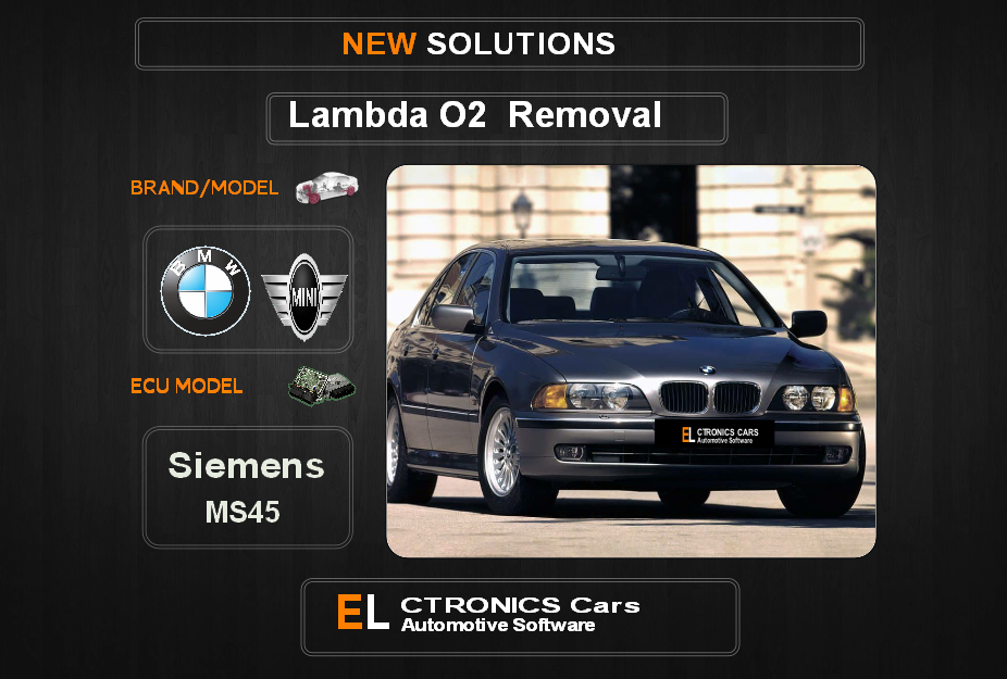 Lambda O2 removal Bmw-Mini Siemens MS45 Electronics cars Automotive software