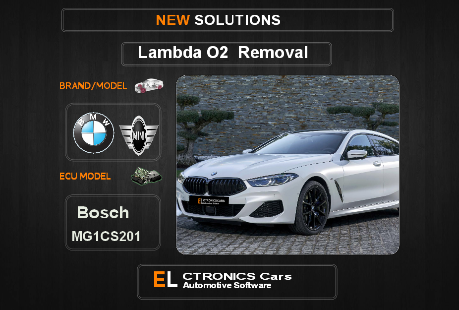 Lambda O2 removal Bmw-Mini Bosch MG1CS201 Electronics cars Automotive software
